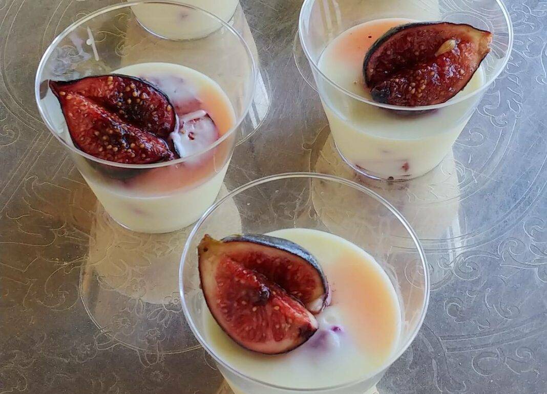 Fig and Lemon Verbena Pots de Crème